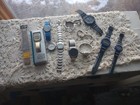 Vintage Watch  Lot Of  13- 7  Watches Have New Battery s Exactime -timex  Quartz