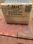 Carton tray Of 50 Bic Ace Lighters - Sealed -  logo Print - Ships Free 