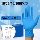 Nitrile Blue Disposable Exam medical Cleaning Gloves 4 Mil Powder Latex Free