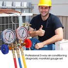 R-12 R-22 R134-a Manifold Gauge Set Hvac A c Refrigeration Charging Service J7f8
