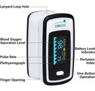  Innovo Deluxe Fingertip Pulse Oximeter Blood Oxygen Monitor Heart Rate Meter