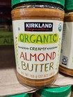 Kirkland Signature Organic Creamy Almond Butter  27 Ounce  2 Pack  Kosher 