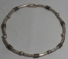 Vintage 925 Sterling Silver Necklace Chain Choker 16  Length - 61 Grams Heavy