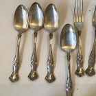 1847 Rogers Vintage Grape Pattern Silver Plate Flatware 31 Pieces
