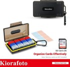 Sd Card Case With 36 Individual Clear Plastic Memory Card Holders Storage Box