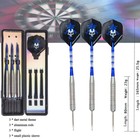 3pcs Professional Tungsten Steel Tip Dart Set Barrel Aluminium Shafts Darts 26g