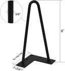 8  Black Hairpin Furniture Legs  4pcs    Heavy-duty Hairpin Legs For End Tables 