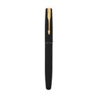Parker Frontier Matte Black Gold Nib Gt Fountain Pen Count Pack Of 1 Free Ship