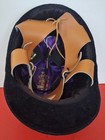 Vintage Black Velvet Somerset Hunt Cap
