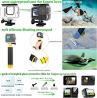 Accessories Kit For Go Pro 13 12 11 10 9 Black  60m Waterproof Case Chest Mount 