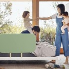 Welspo Toddler Bed Rail  Fold Down Safety Kid   Elderly Bed Guard Rail  Portable
