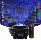 Galaxy Projector Night Light Starry Star Sky Moon Bluetooth Music Lamp W remote