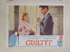 Lot Of 2 Guilty  Lobby Cards 1956