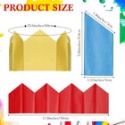 Fainne 100 Pieces Christmas Cracker Hats Tissue Paper Crowns Cute Color 