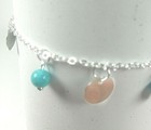 Boho Turquoise Beaded Barefoot Beach Anklet Foot Chain Jewelry Ankle Bracelet 