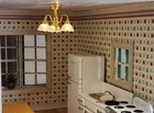 Dollhouse Chandelier Battery Ceiling Light 3 Arm Flower 1 12 Scale Miniature