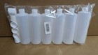  6 Pack  8 Oz Plastic Shampoo And Sauce Squeeze Bottles With Lids