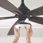 Home Decorators Beckford 52 In  Indoor Matte Black Ceiling Fan With Remote