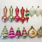 Vintage Glass Christmas Tree Ornament Decoration Soviet Ussr     628