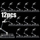 12pc Hg144 Adjustable Action Figure Display Holder Base Doll Model Support Stand
