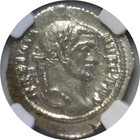 After C  294 Ad Barbarous Issue Galerius Silver Ar Argenteus Ngc Au 3 3