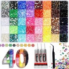 40000pcs Bedazzler Kit With Rhinestones  Bedazzling Kit 40 Colors 3mm With