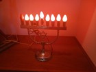 Vintage Chrome 1950 s Electric Hanukkah Menorah