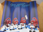 California Raisins Band Poster Vintage 1987