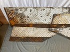 13 Ft  Antique Tin Ceiling Pieces Shabby Tile Chic Vtg Crafts 145-23a
