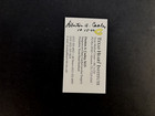 Denton Cooley Rare Business Card-signed -1st Implantation Of Artifical Heart Coa
