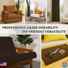 Foamma Beverly Chocolate Corduroy Velvet Upholstery Fabric - 56  Wide  4 Yards