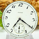 Antique Pocket Watch Movement Elgin 16 Size 7 Jewel Open Face Grade 291   1925