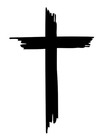 Rugged Cross Vinyl Decal Sticker Car Truck Window Laptop Jesus Christ Christian