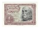 Spain 1 Peseta  22 7 1953  - Marquis spanish Galleon  P144a 3  B610a Unc