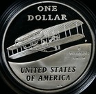 2003 First Flight Centennial Proof 90  Silver Dollar Us Mint Coin Box And Coa