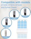 40 Pcs Refills Glue Cards Replacement Sticky Pads For Dynatrap Dt3009 White