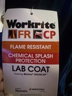 Workrite Men   s Lg Westek Ultrasoft 2112 Fr Lab Coat 353ch45rb - 5 6 Arc New