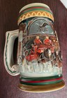 1997 Budweiser Holiday Beer Stein Home For The Holidays In Box W  Coa
