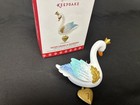 Hallmark Keepsake 2017 Seven Swans-a-swimming Twelve Days Of Christmas Ornament