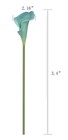 20pcs Calla Lily Bridal Wedding Bouquet Lataex Real Touch Artificial Flower H   