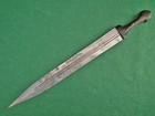Gigantic Antique Russian Cossack s  Caucasian Sword Dagger Kindjal 19th Century