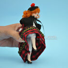 French Woman Porcelain Doll 5 5 h Dollhouse Miniature 1 12 Scale