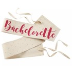 New Mud Pie Wedding Bachelorette Canvas Sash