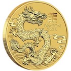 2024 1 4 Oz Perth Lunar Year Of The Dragon Gold Coin  bu 