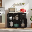 Giantex Sideboard Buffet Cabinet  Modern 40  X 16  X 31   Black