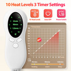 Electric Heating Pad For Back Neck Pain Relief With 10 Heat Settings Auto-off