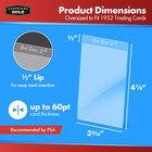Card Saver 1- 4000 Count - Semi Rigid Card Holder  Trading Card Protectors -