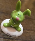 2  Jim Benton Happy Green Funny Bunny  hi  Dorkwad    Figurine 2    Y2k Hot Topic