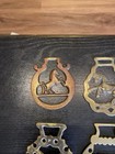 Lot Of 14 Vintage Brass Horse Bridal Saddle Harness Medallions Ornaments