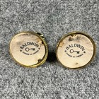Pair Of Vintage Baldwin Brass Candlestick Holders   Heavy